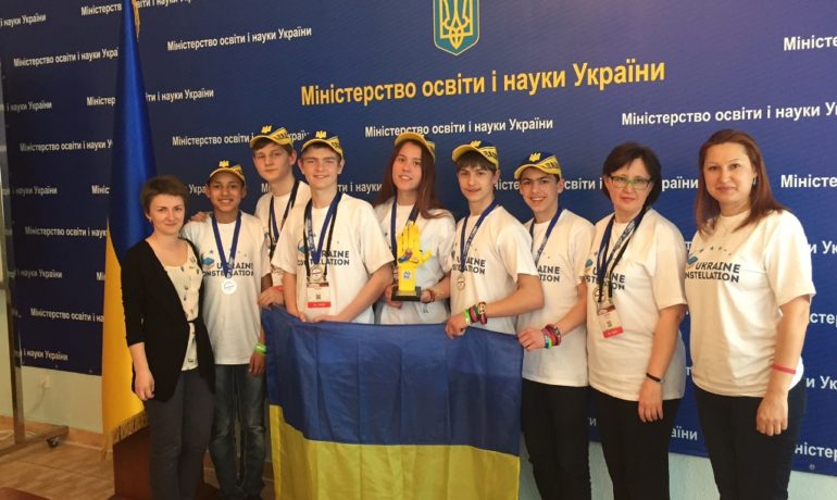 After successful performance in FLL World Festival Constellation team had a meeting in Ministry of Education of Ukraine