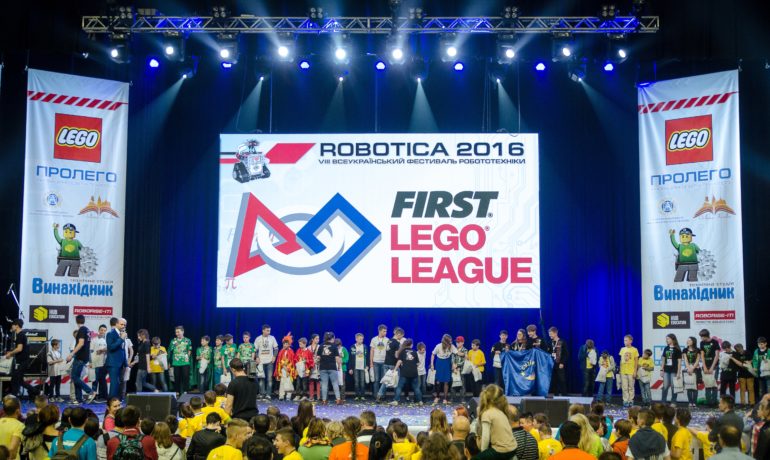 FIRST LEGO League teams visited "ROBOTICA 2016" Festival in Ukraine